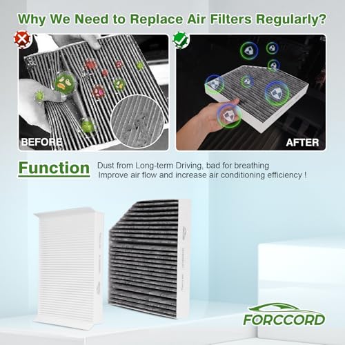 Image of Cabin & Engine Air Filter for Mercedes C300 2015-2023, GLC300 2016-2022