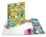 Carpeta elástica resistente y limpiable con un diseño innovador para niños y adultos