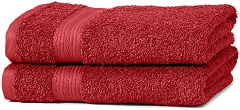 Amazon Basics AB Fade Resitant, 100% Cotton, Forever White, 2 Hand