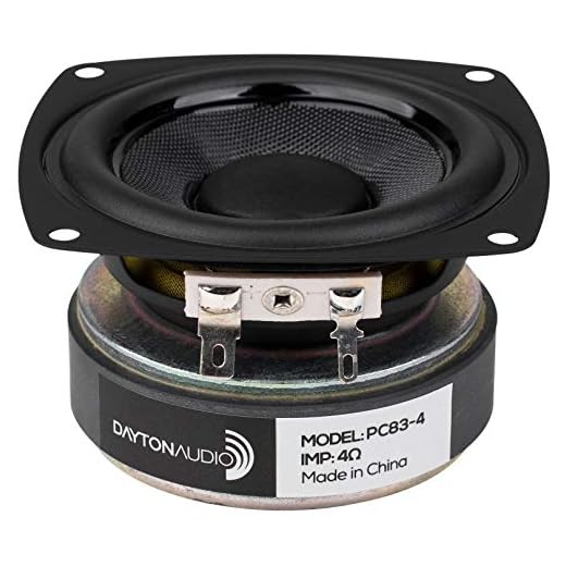 Dayton Audio PC83-4 3" Full-Range Poly Cone Driver