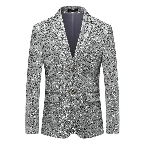 Haut scintillant homme pour spectacle veste grande taille