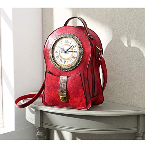 Women's Real Working Clock Bag, Workable Clock Crossbody Handbag Time Function Collection Shoulder Dropship Bag3