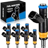 SZKAIDAG Upgraded Fuel Injectors 05037479AA Fits for:-Dodge Charger Duragon Challenger 5.7L 2009-2018 for:-RAM 1500 2500 3500 2011-2018 for:-Chrysler 300 for:-Jeep Commander Grand Cherokee (Pack of 8)