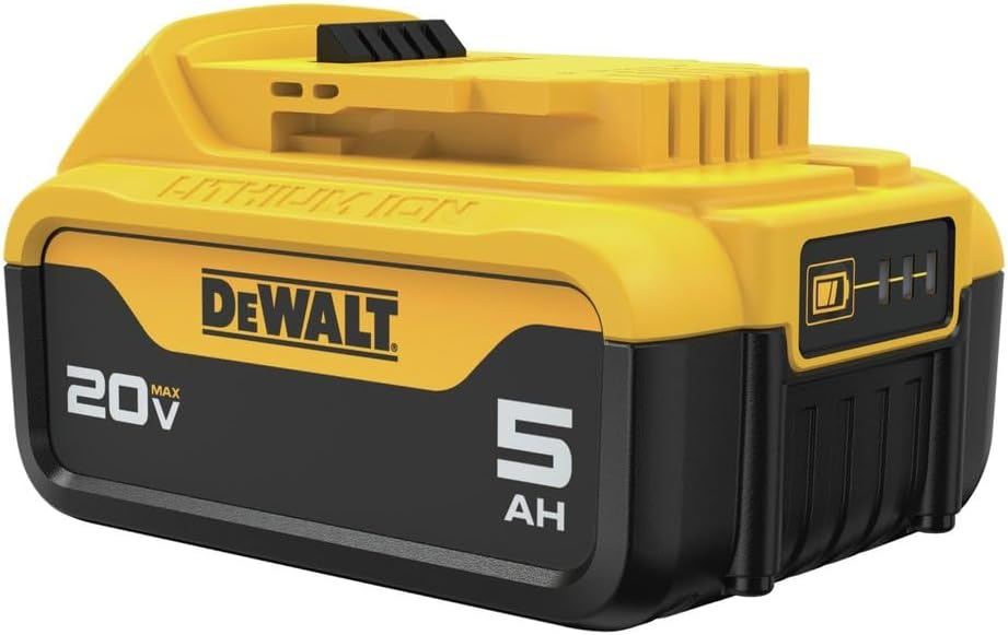 DEWALT DCB205-2CKR 20V MAX 5 Ah Lithium-Ion Batteries and 12V MAX - 20V MAX Charger Starter Kit (Renewed)