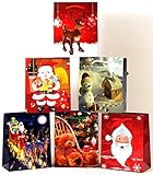 Papier 128g/m², glänzend laminiert - mit tollen Weihnachtsmotiven