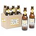 Retirement Party - 6 Beer Bottle Labels with 1 Beer Carrier