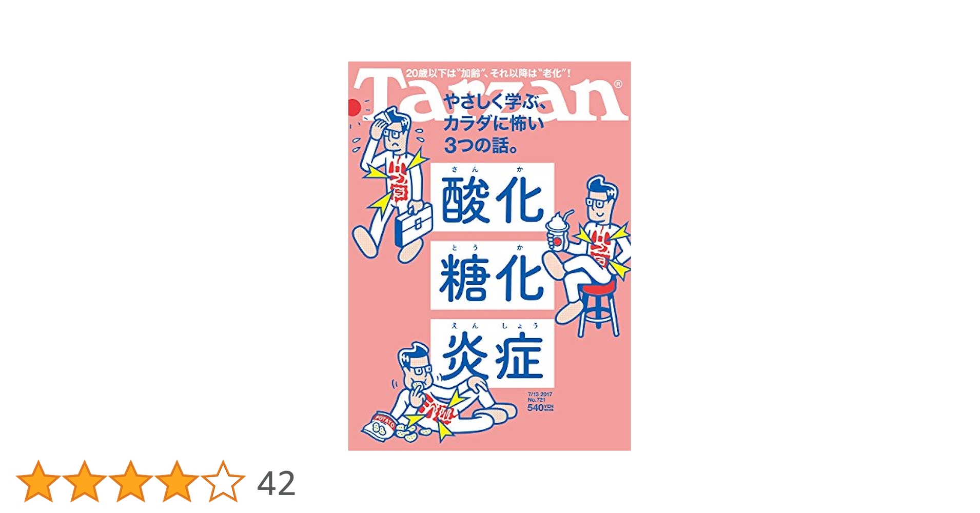 Tarzan ターザン　2017年 7月13日　酸化・糖化・炎症 Tarzan(ターザン) 2017年 7月13日号[酸化・糖化・炎症 やさしく