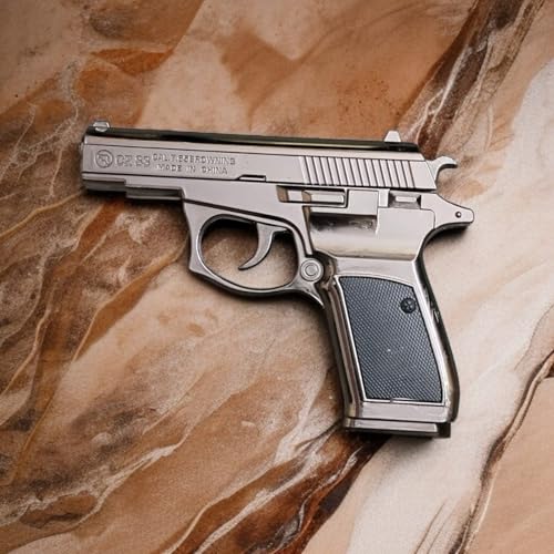 Image of Z83 HEAVIEST Gun Style Lighter Metal Body with Cover and Stand,MEATALLIC