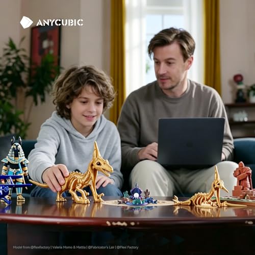 Image of Anycubic Kobra X FDM 3D Printer, 260x260x260mm Large Build Volume, High-Speed 600mm /s Printing, Multi-Color System, LeviQ Auto Leveling, AI Spaghetti Detection | High-Speed 600mm /s Printing, Multi-Color System, LeviQ Auto Leveling, AI Spaghetti Detection