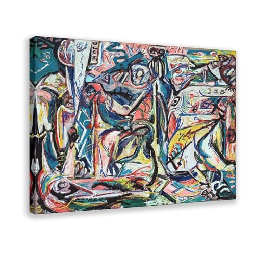 Tableau Jackson Pollock WCYB toile haut de gamme de salon