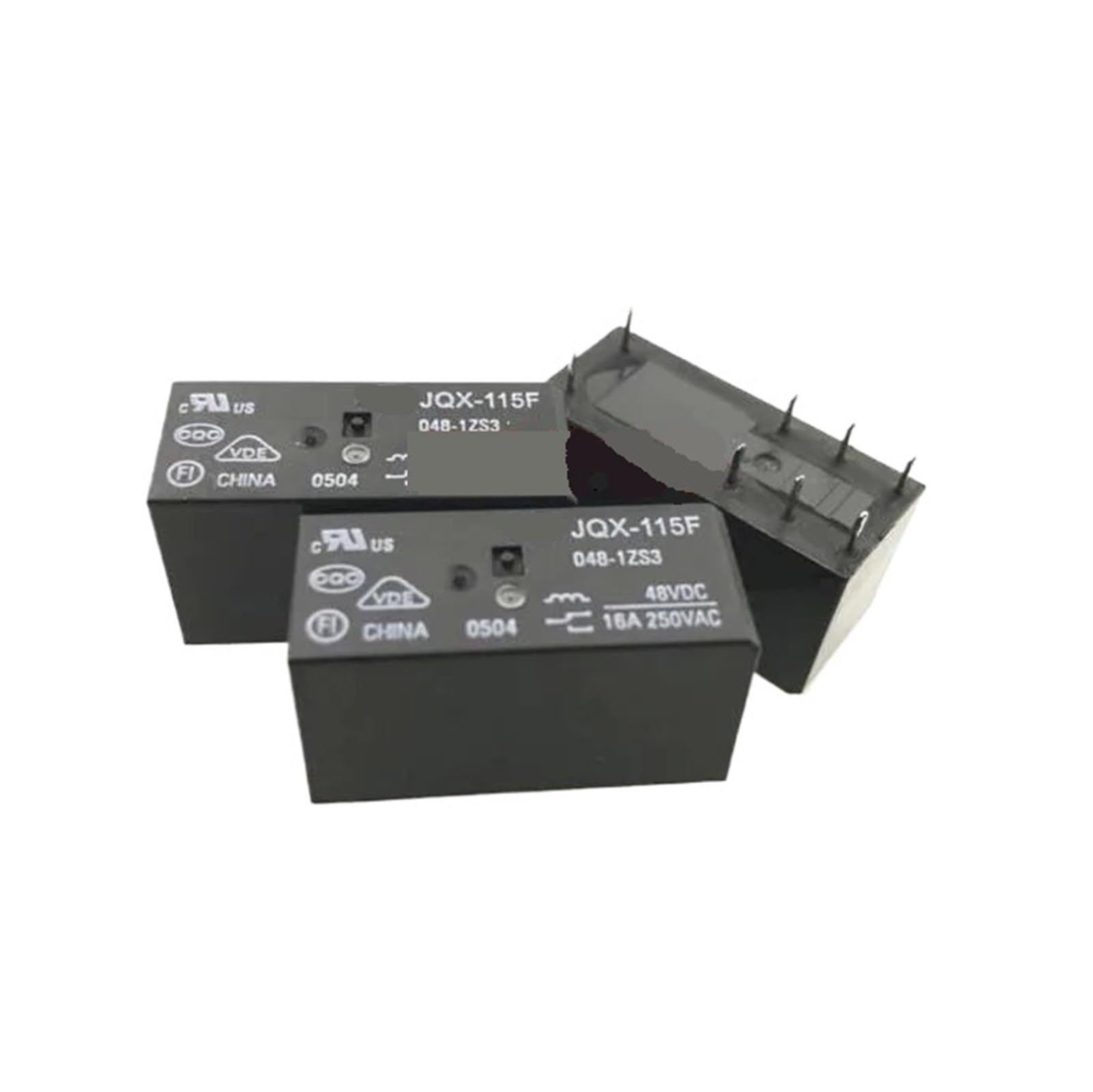 OSHZIKJII 48V relay HF115F JQX-15F 048-1ZS3 48VDC JQX-15F-048-1ZS3 JQX15F0481ZS3 48VDC DC48V 48V 16A 250VAC DIP8(5PCS)