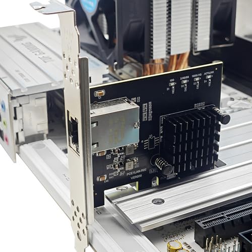 Tarjeta de Red Gigabit de 10Gbps PCIe3.0 4X Adaptador Ethernet con Chip RTL8127AT para PC de Escritorio miniatura 2