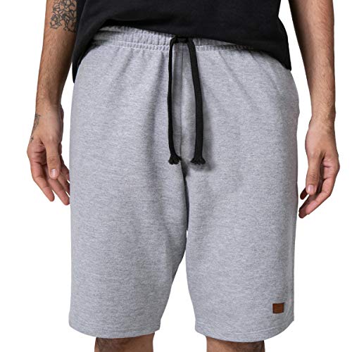 Kit com Duas Bermudas de Moletom - Telo - Cinza/Chumbo - GG