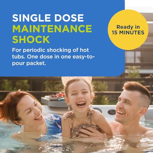 Image of FROG Maintain, Single Dose Non-Chlorine Shock for Hot Tubs, 3 Pack