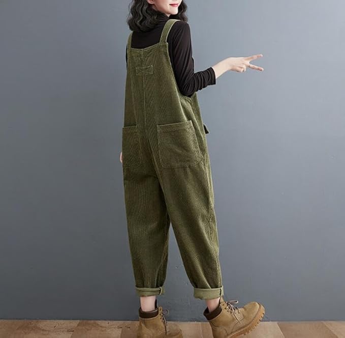 Salopette Velours Marron | Maison Salopette