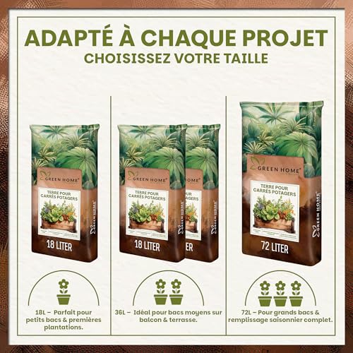 Terreau Carré Potager Perlite et Coco drainage parfait 72L - 8