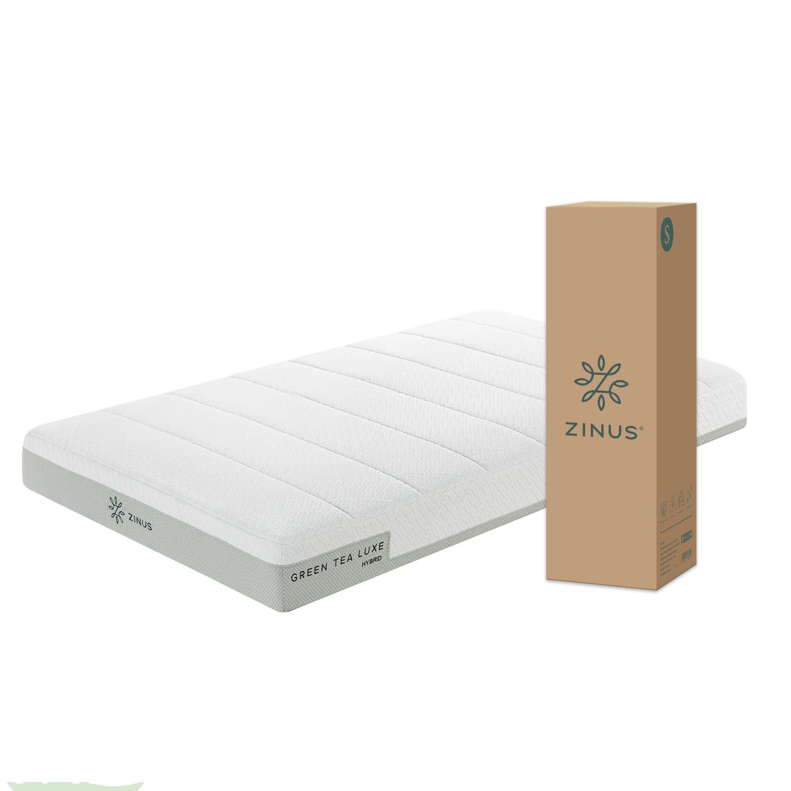 Amazon.co.jp: ZINUS ジヌス | GreenTea Luxe ハイブリッドスプリング