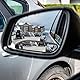 2 Stück Toter Winkel Spiegel Auto, 14 cm/5,5 Zoll Breiter Konvexer Blind Spot Spiegels, Einstellbar Blind Spot Auto Spiegel Verkehrsspiegel, Selbstklebend für Autos, SUV, LKW