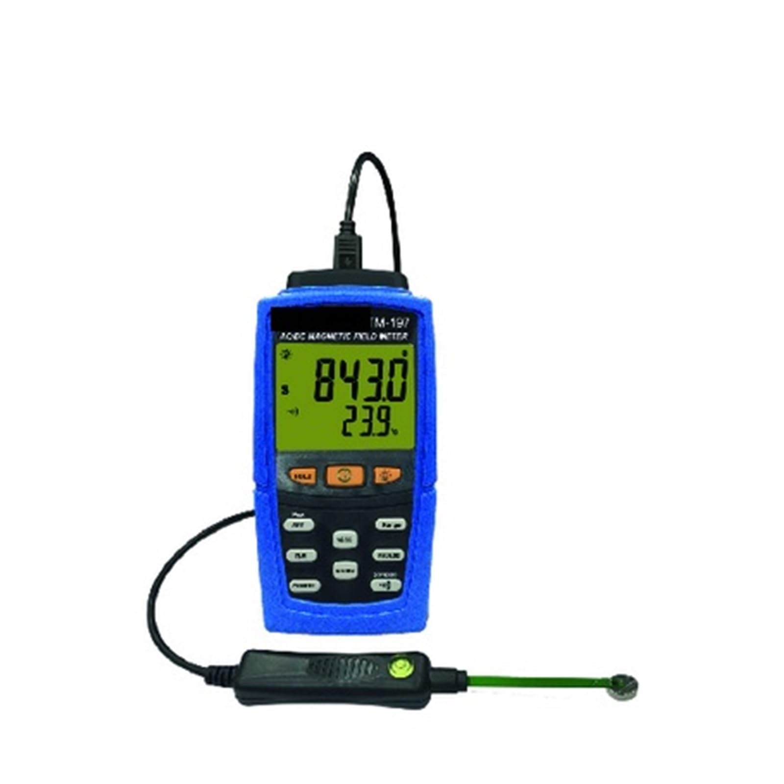 TM-197 Magnetic Field Meter High-Precision Digital Gaussmeter for Industrial Inspection