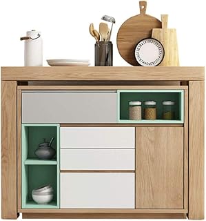 Tavoli e sedie Pieghevoli - Tavolo da Pranzo Pieghevole per Uso Domestico e Combinazione di sedie Credenza a Scomparsa Multifunzione per Tavolo da Pranzo per Piccoli Appartamenti a Scomparsa