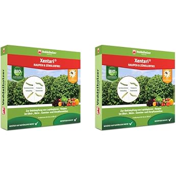 Veddelholzer Xentari 16 x 2 g Caterpillars & Igniter Free Against Boxwood Moths Caterpillars & Harmful Caterpillars. Xentari Caterpillar-free Boxwood Moth Fuel Suitable for Organic Farming Not Hazardous to Bees.