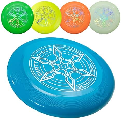 Indy - Dirty Disc (175g) Frisbee, Professional Throwing Disc for Adults, Children, Sports, Games and Outdoor Fun!