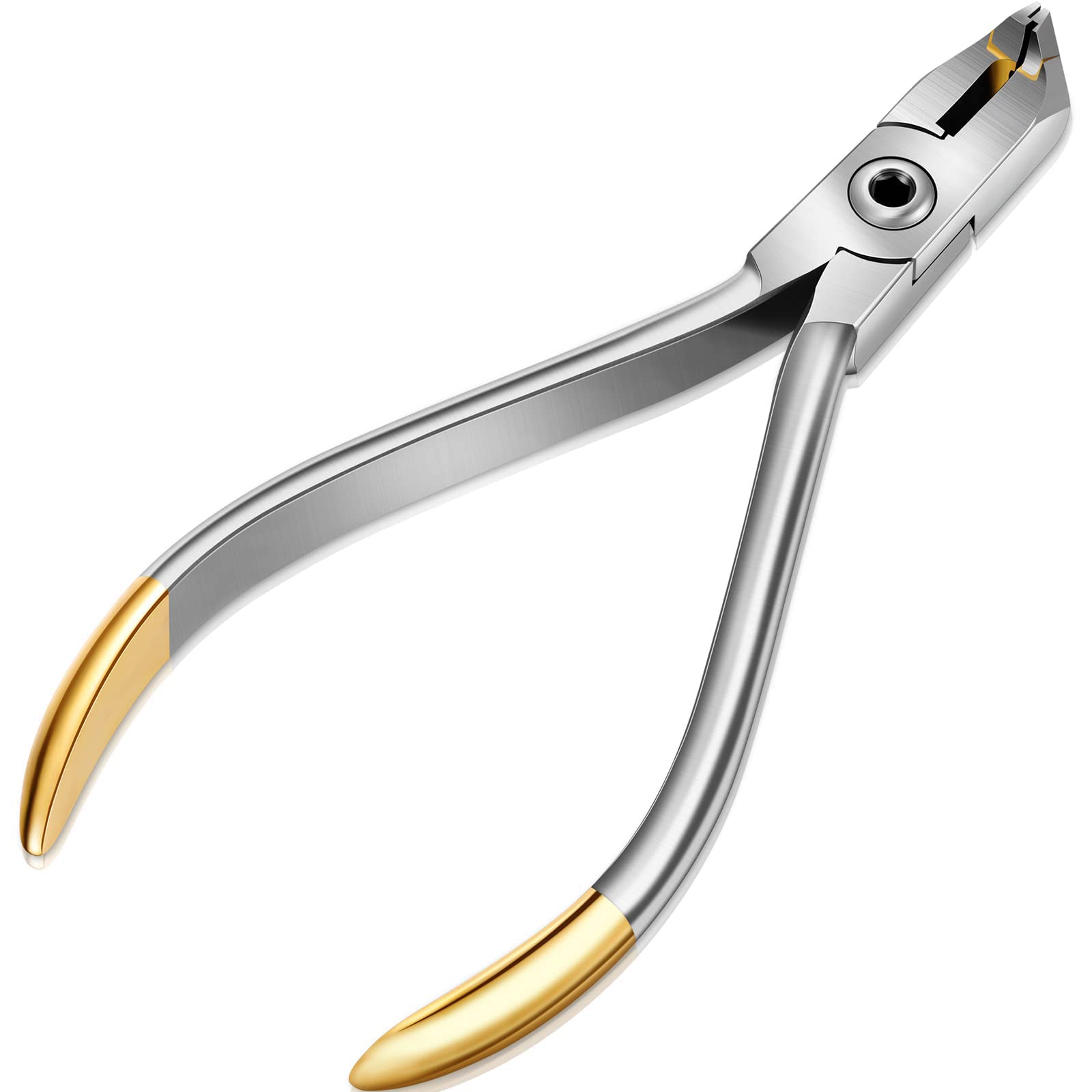 MAKINGTEC Braces Wire Cutter, Hard Wire Cutter Pliers, Wire Cutters, Braces Stainless Steel Brace Removal Tooth Pulling Kit Tool, for Cutting Titanium Alloy Archwire (Distal End Cutter, 1 Pack)