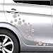 kit da 26 pezzi - Adesivo Auto Fiori Margherite a colori- Auto Macchina - Adesivi PVC per esterno - Auto Moto Camper, Stickers, Decalcomania fiori