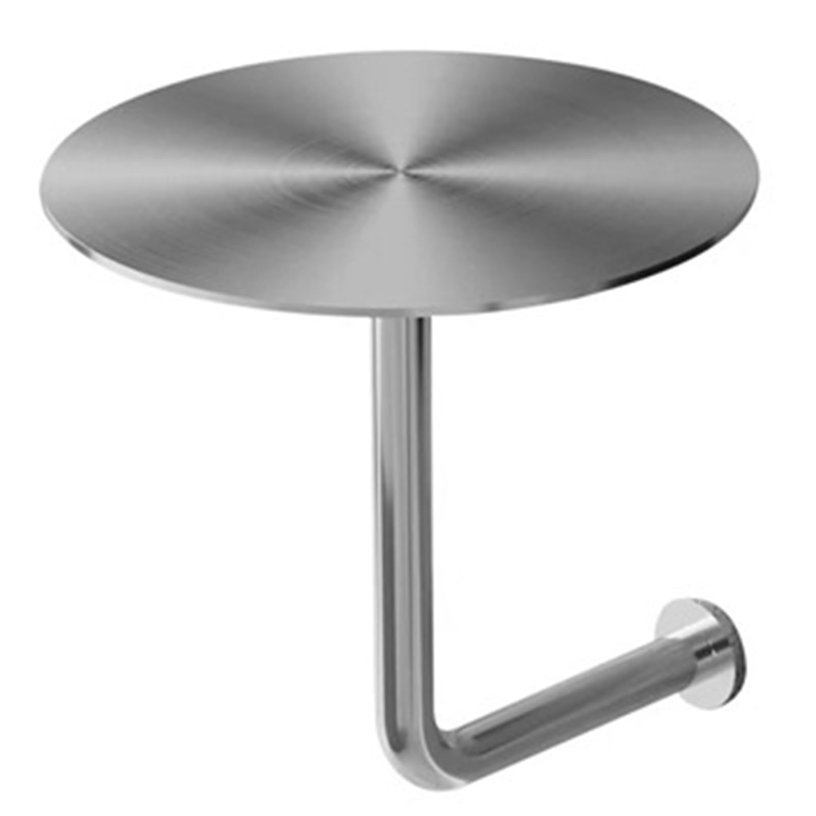 Tavolo da parete, tavolo da bar per patio in acciaio inossidabile, tavolo da esterno a forma di L, tavolo da esterno per il tempo libero, tavolino laterale, tavolino rotondo in argento, tavo