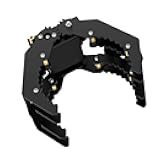 Mechanical Claw Gripper Robotic Arm DIY Robot Building Accessory Replacement Parts (Black Mechanical Claw with Servo and Tester)