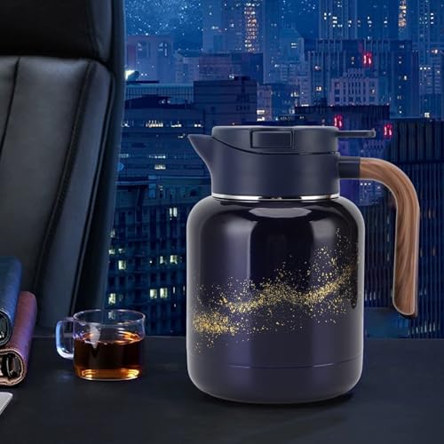 Termo de té de 1300 ml en acero inoxidable para mantener tu bebida caliente en la oficina 5
