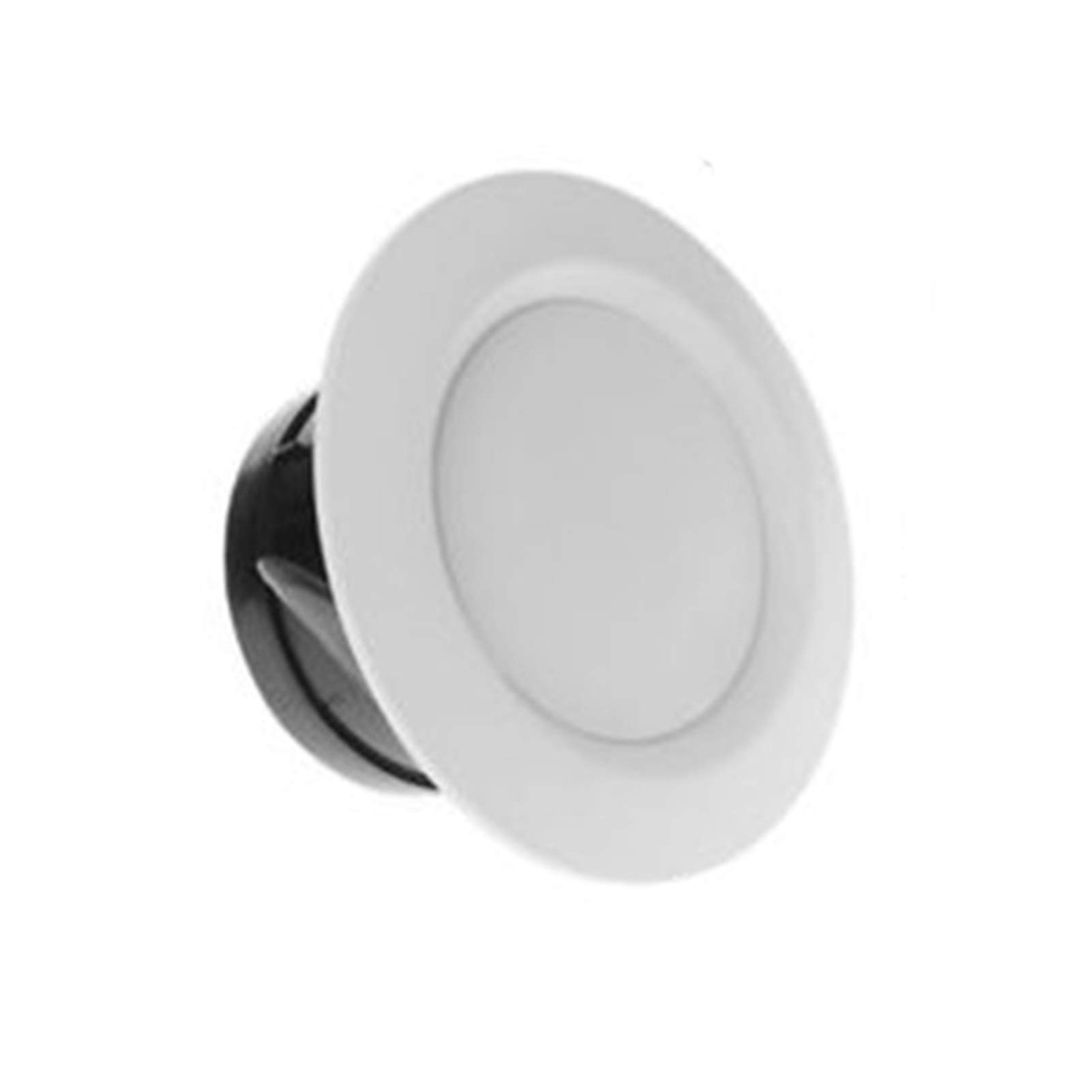 125mm Adjustable Diffuser - Universal Air Supply/Exhaust Valve - Round Ventilation Grille - ABS Plastic White