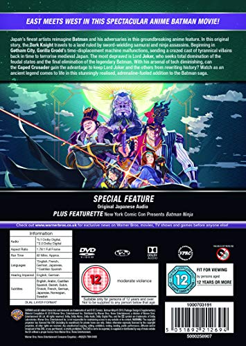 Batman: Ninja [DVD] [2018] steampunk buy now online