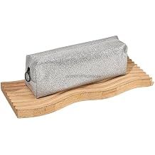 Flash Solid Color Large Capacity Glitter School Supplies Girls' Pencil BoxGrey