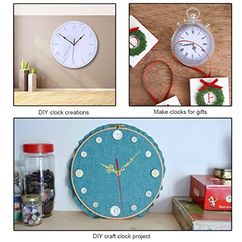 Emoon Clock Movement Mechanism With 3 Pack Clock Hands, Silent Sweep Quartz Clock Motor Kit, For Clock Repair Diy Replacement, Custom Clock #TOP6