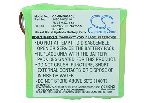 Battery for Bosch MS687 Ni-MH 3.6V 750mAh
