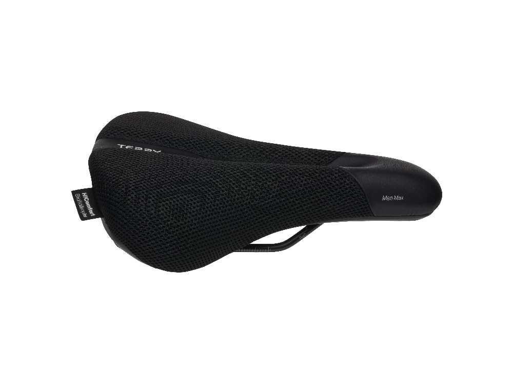 Terry Fisio ClimaVent Gel Max Men Sattel mit Light FeC Stahl-Gestell und ClimaVent Obermaterial in der Farbe Schwarz, Sitzbreite: 12cm - 15cm, 423 003 71