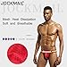 JOCKMAIL Jockstraps Athletic Supporter for Men Underwear Breathable Jock Straps Workout Sexy Thong g-String Sport (US, Alpha, XX-Large, Regular, Regular, Navy Blue)