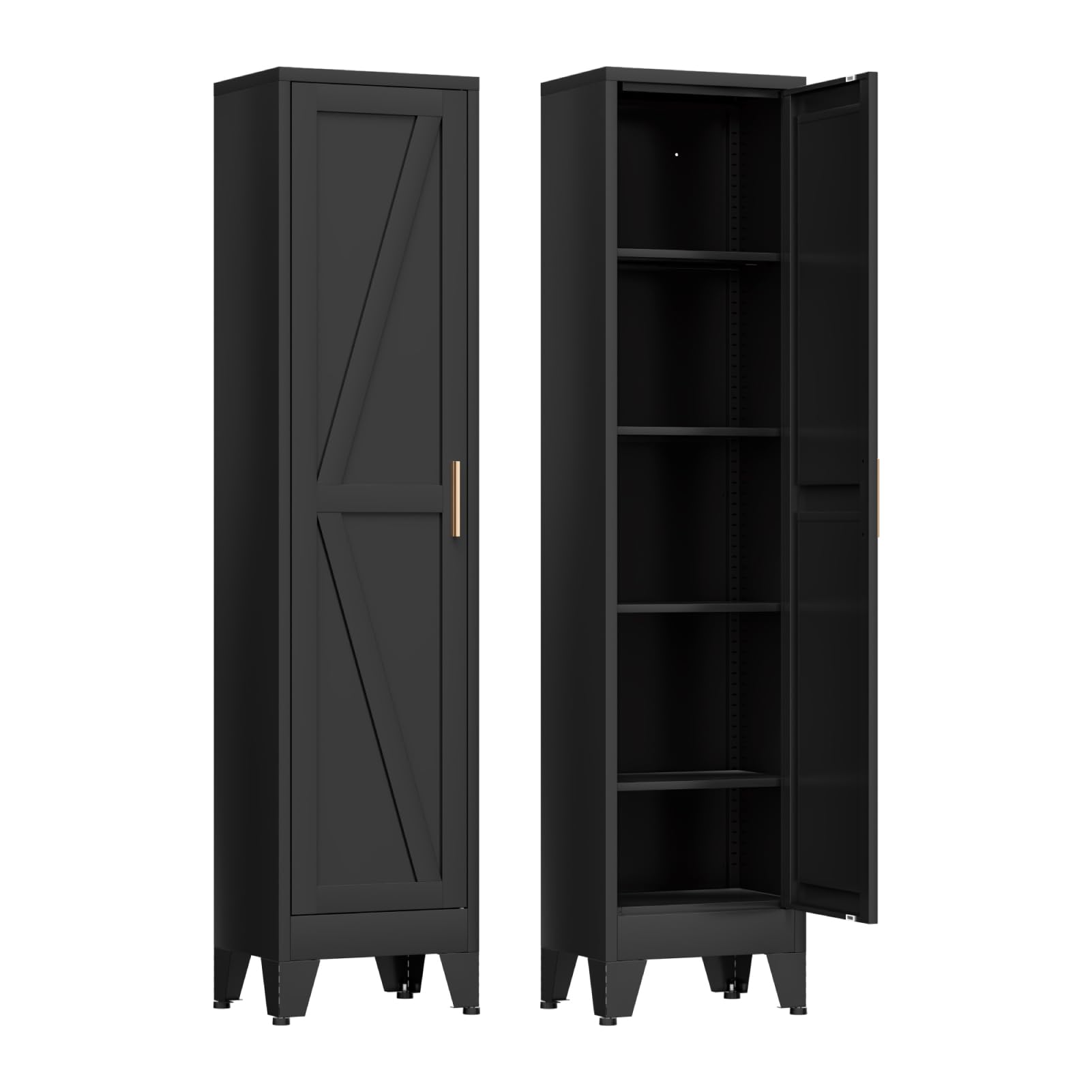 COFaR 67'' Tall Narrow Bathroom Storage Cabinet