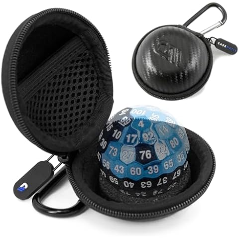 CASMATIX Hard Shell Travel Case for D100 Dice Cover