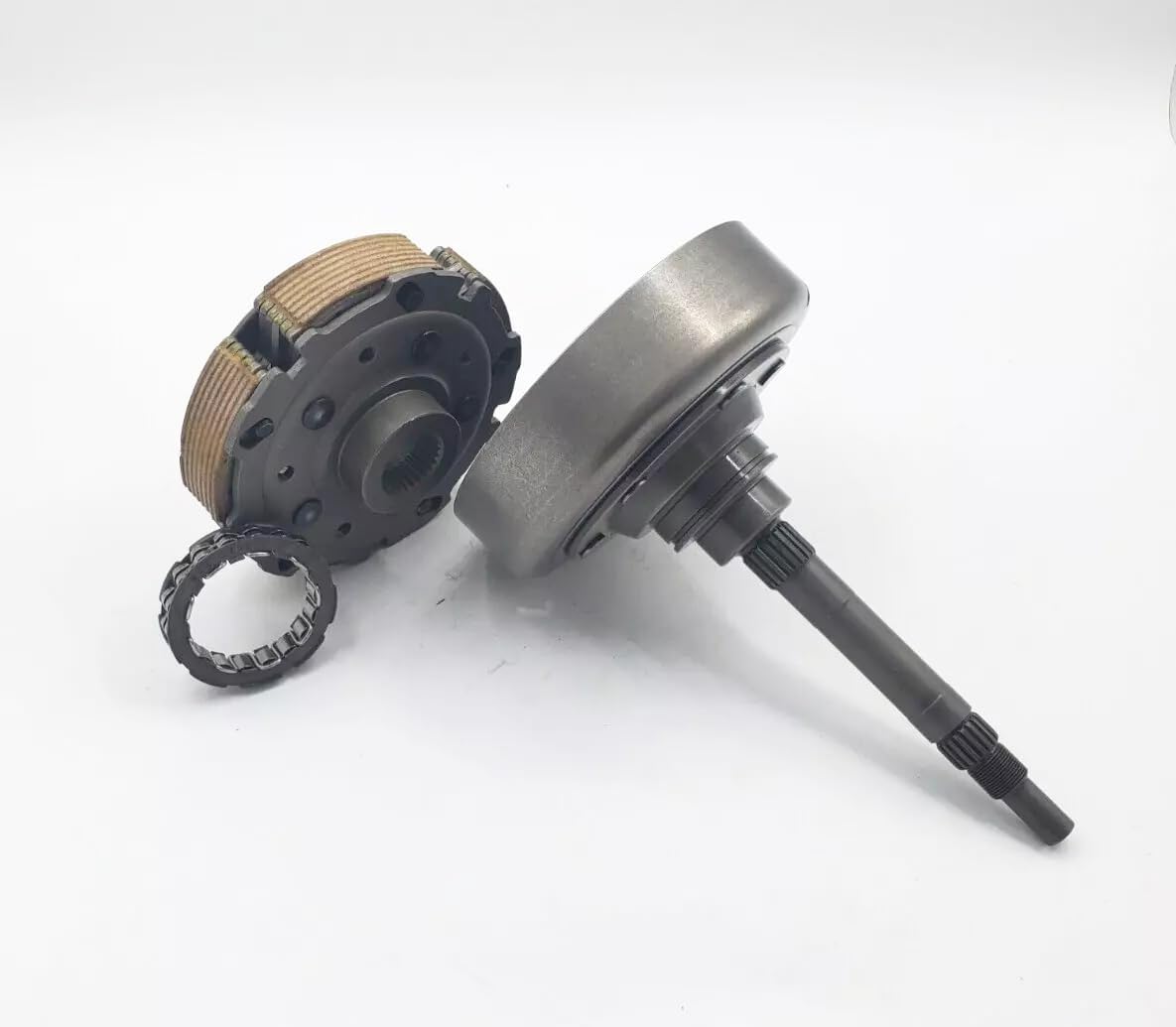 Wet Clutch Shoe Kit with Cover Drum Housing Fit For Hisun 500 550 700 750 UTV Massimo Menards Bennche Supermach 21210-F39-0000,15200-F39-0000