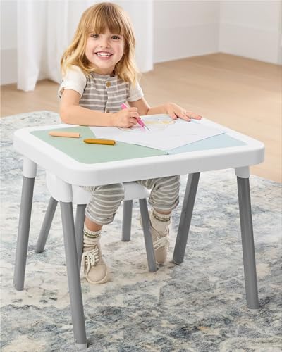 Skip Hop Discoverosity 3-in-1 Toddler Sensory Table with 13 Nature-Inspired Sensory Tools 8-Page Activity Guide 2 Bins and 2 Convertible lids, Age 18m+ - image 7