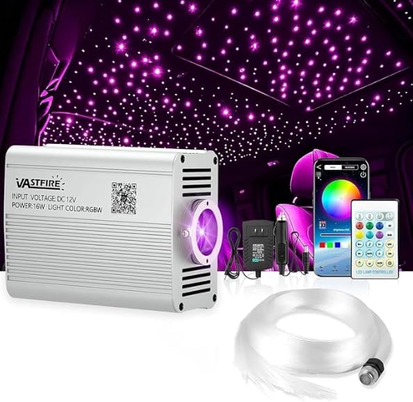 Starlight Headliner Kit 300PCS 0.03in/0.75mm 9.8ft/3m