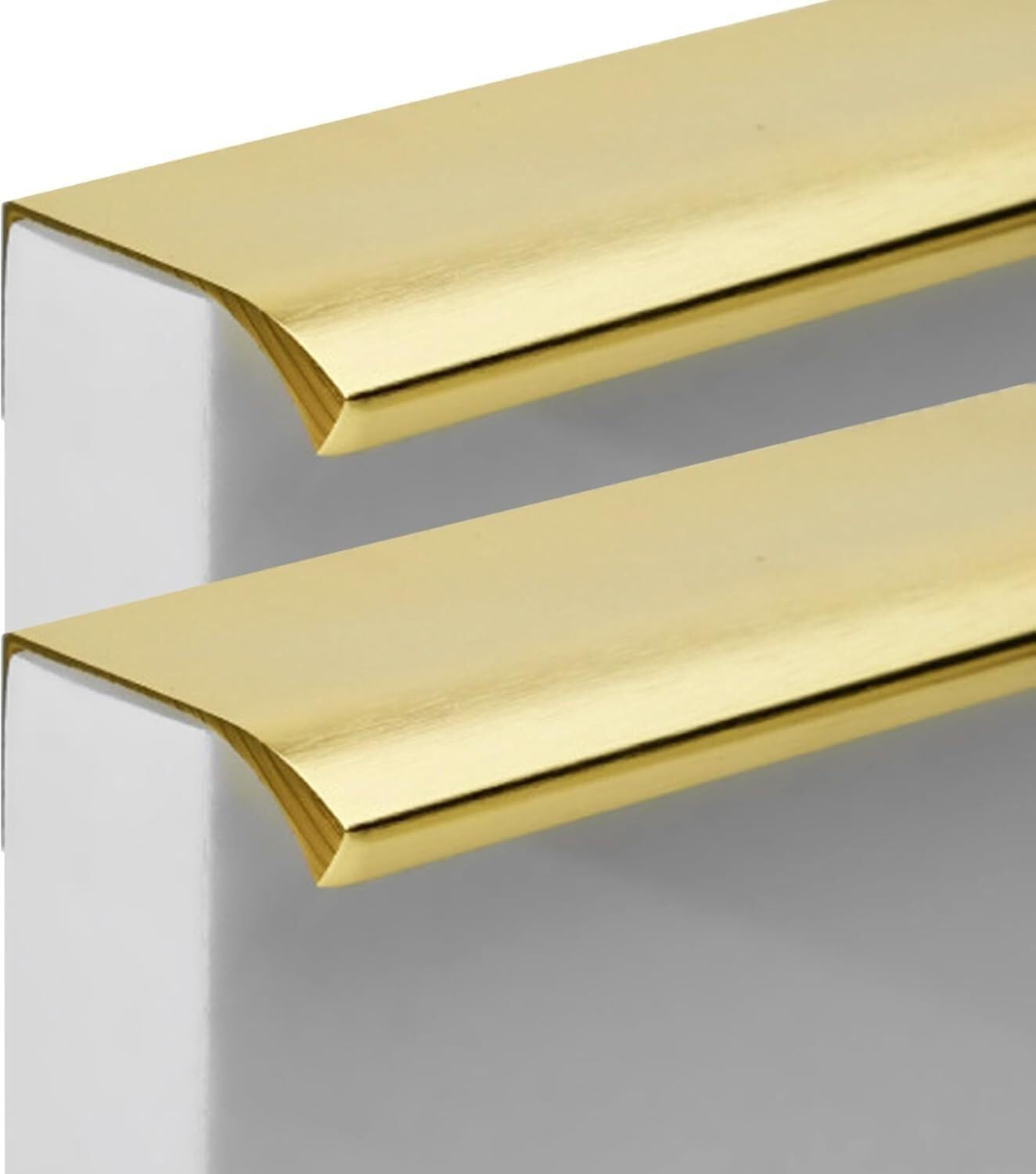 Tnbccxn One Color Cabinet Handles, Concealed Handles, 2 Pcs Gold Aluminium Alloy Invisible Handle Furniture Pull(Hole Distance 800Mm)