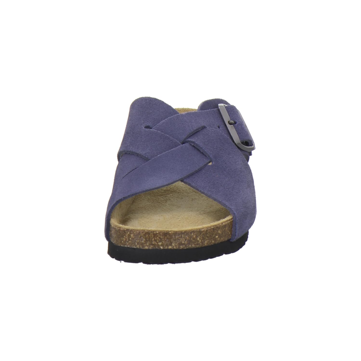 AFS-Schuhe 2141 Sandalias de mujer de piel auténtica, sandalias de verano con hebilla grande, hechas a mano en Alemania