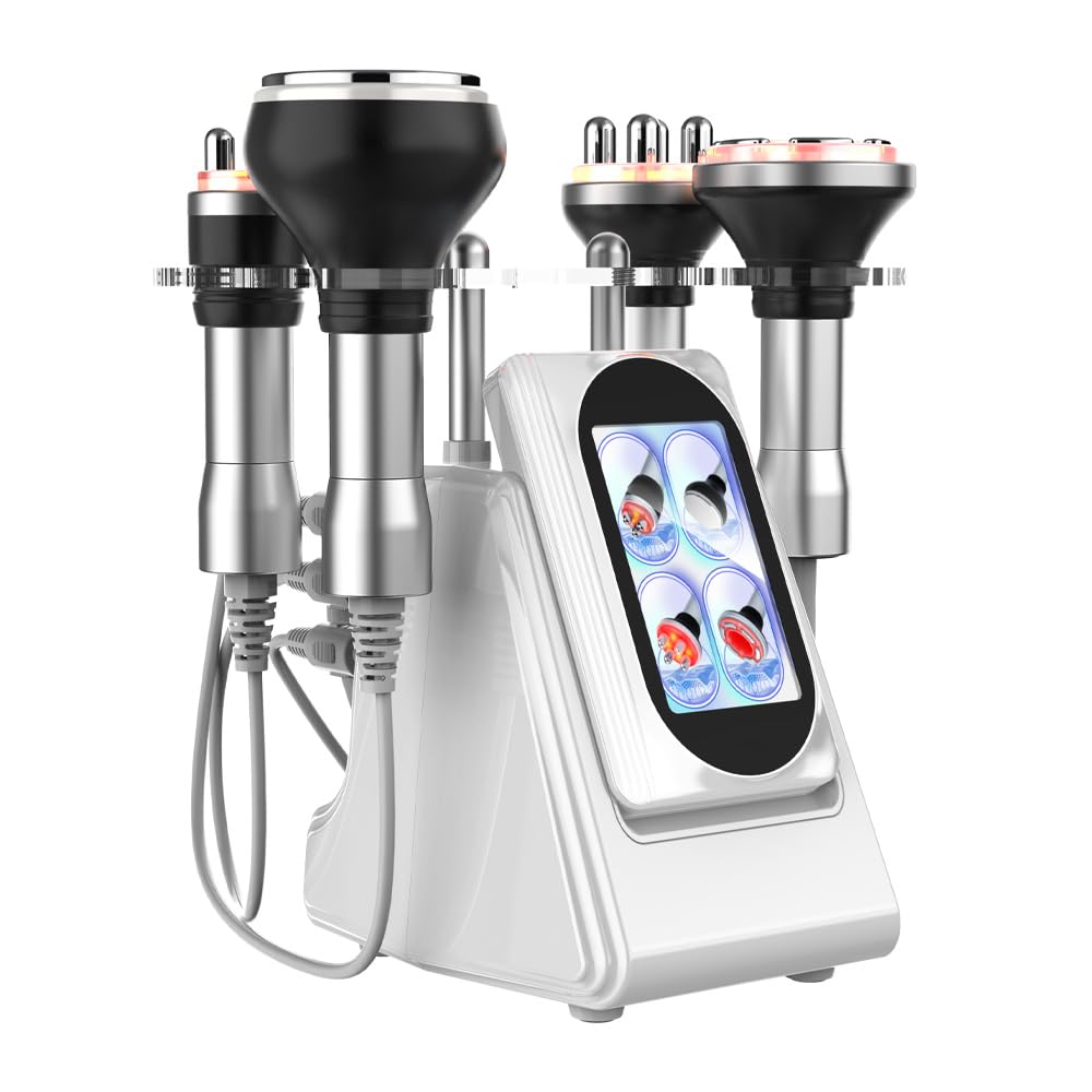 Elitzia 4 in 1 80k Kavitation Maschine Körper Sculpting Ultraschall Kavitation Maschine Fettverbrennung Radiofrequenz Vakuum Massage Hautstraffung RF Fettverbrennung Salon Spa Gerät Heimgebrauch