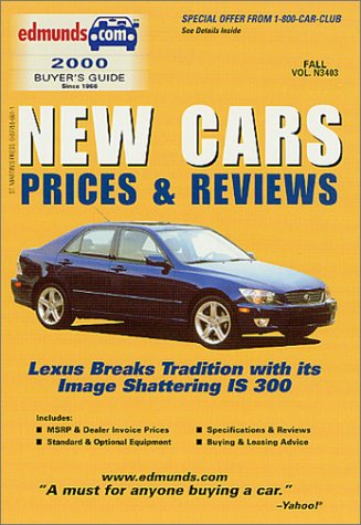 Edmunds.Com. 2001 New Cars: Prices & Reviews : Spring (EDMUNDSCOM NEW CAR AND TRUCKS BUYER'S GUIDE)