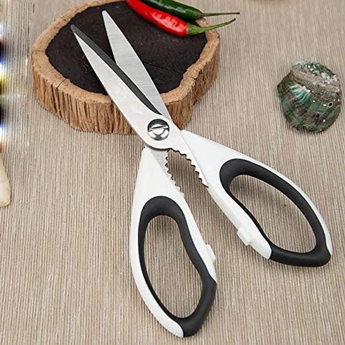 Craft Scissors Scissors Household Kitchen Household Multifunctional Stainless Steel White Scissors Kitchen Scissors