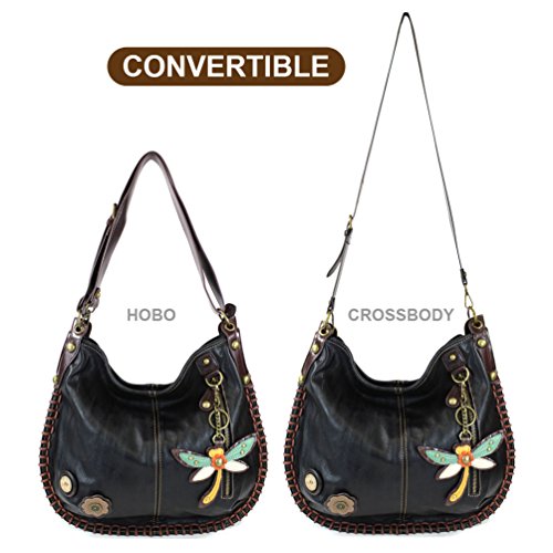 Bolso tote convertible negro grande CHALA miniatura 2
