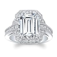 Algopix Similar Product 18 - Womens 14 karat white gold engagement